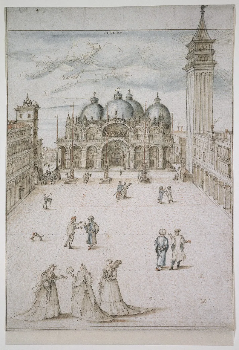 Der Markusplatz In Venedig