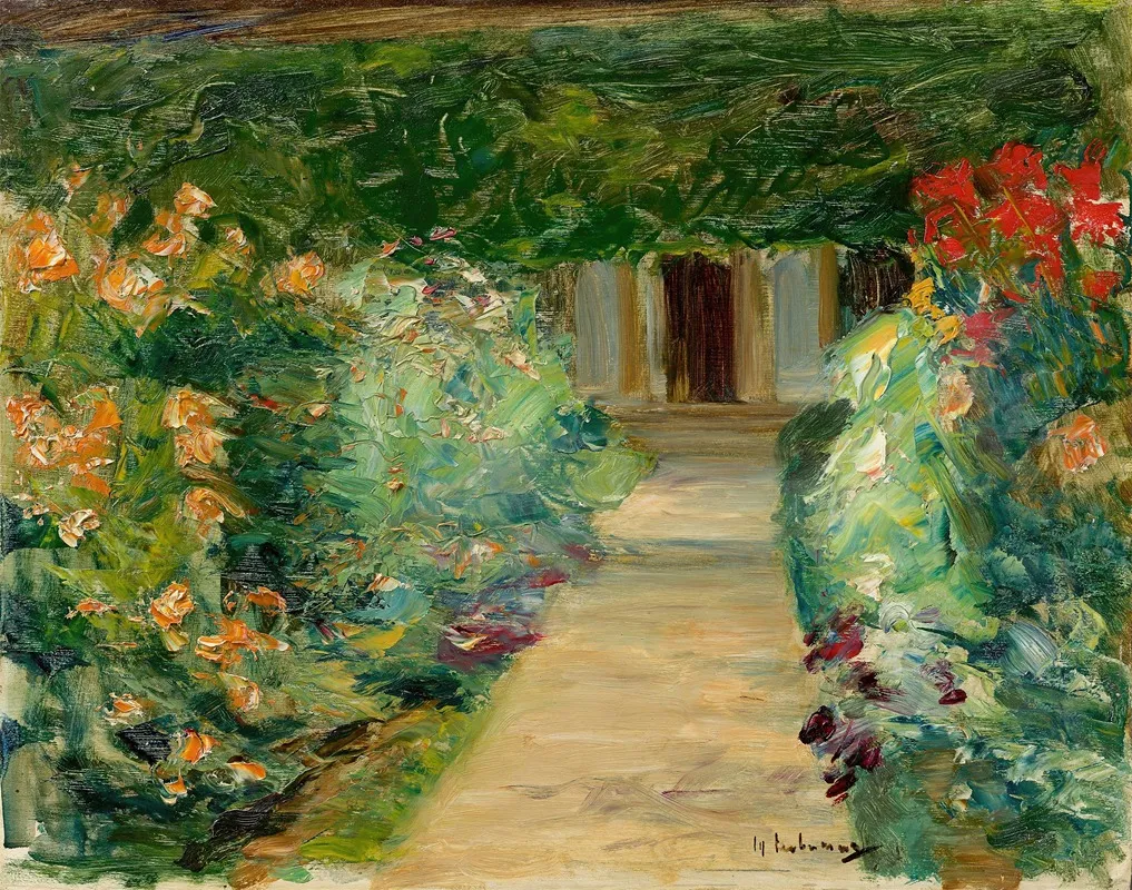 Der Nutzgarten In Wannsee Nach Osten Wall Art by Max Liebermann - High-Resolution Digital Print