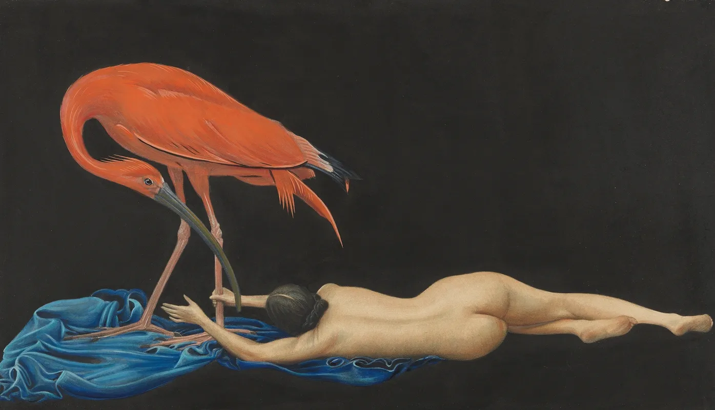 Der Rote Ibis Wall Art by Richard Müller - High-Resolution Digital Print