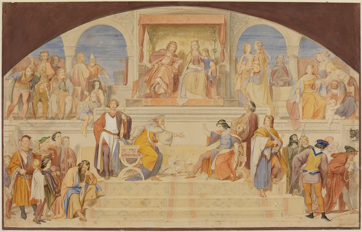 Der Sangerkrieg Auf Der Wartburg