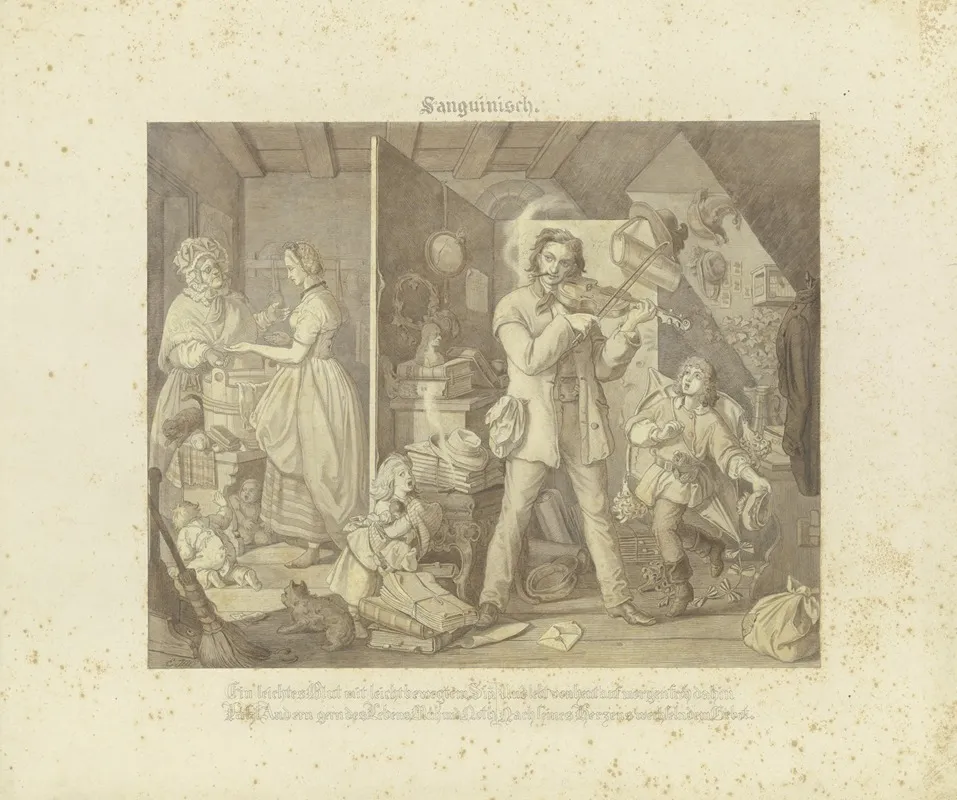 Der Sanguiniker Wall Art by Eduard Ille - High-Resolution Digital Print