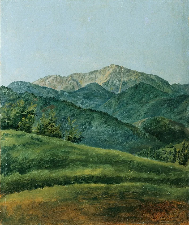 Der Schneeberg Wall Art by Franz Xaver Gruber - High-Resolution Digital Print