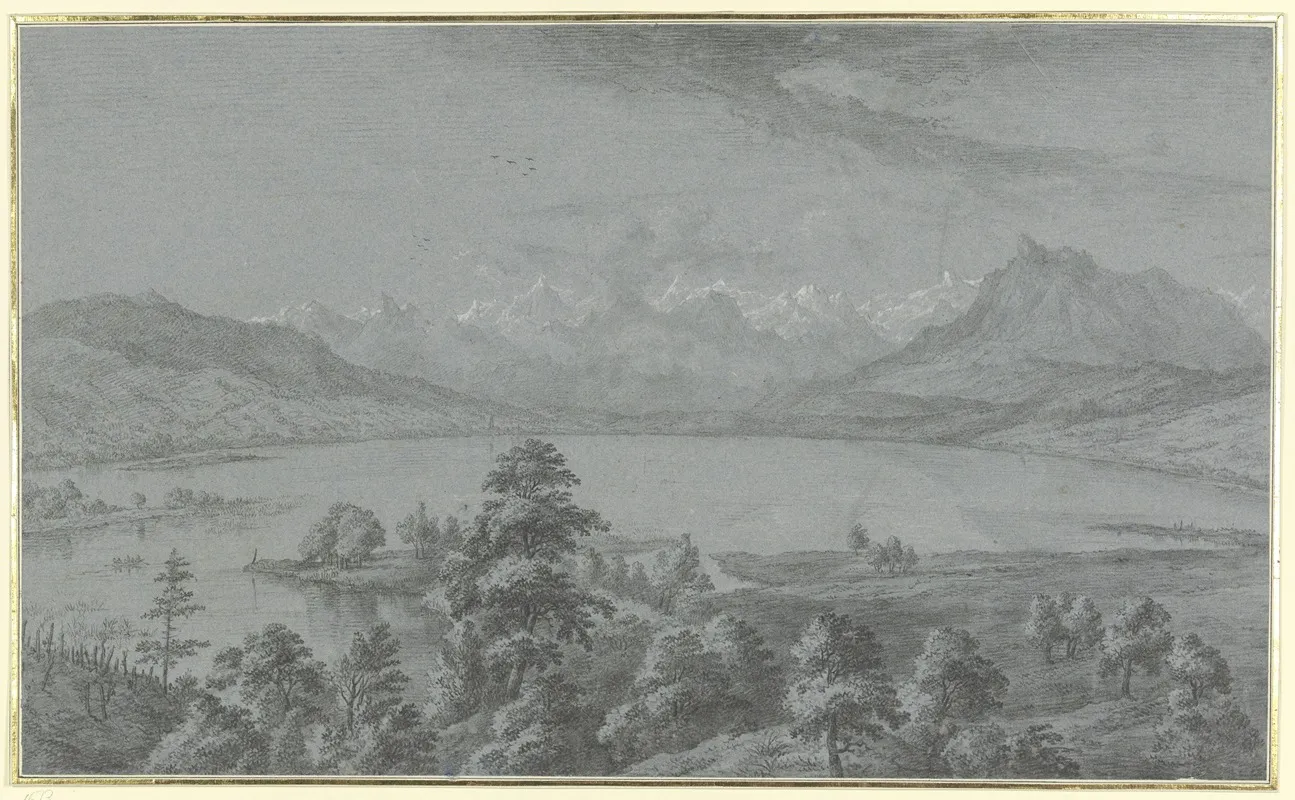 Der Sempacher See Wall Art by Franz Schütz - High-Resolution Digital Print