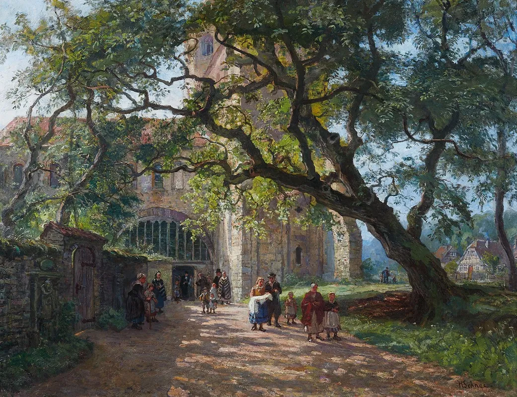 Der Taufgang 3 Wall Art by Hermann Schnee - High-Resolution Digital Print