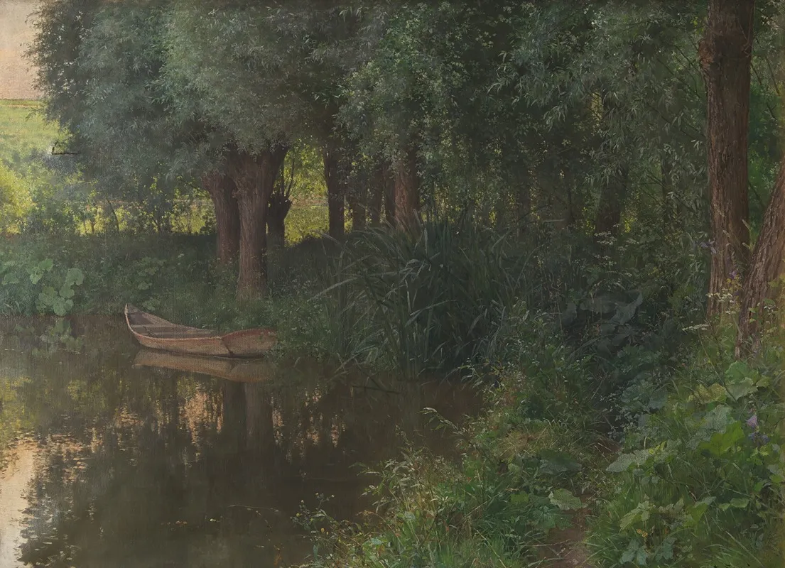 Der Teich Wall Art by František Slabý - High-Resolution Digital Print