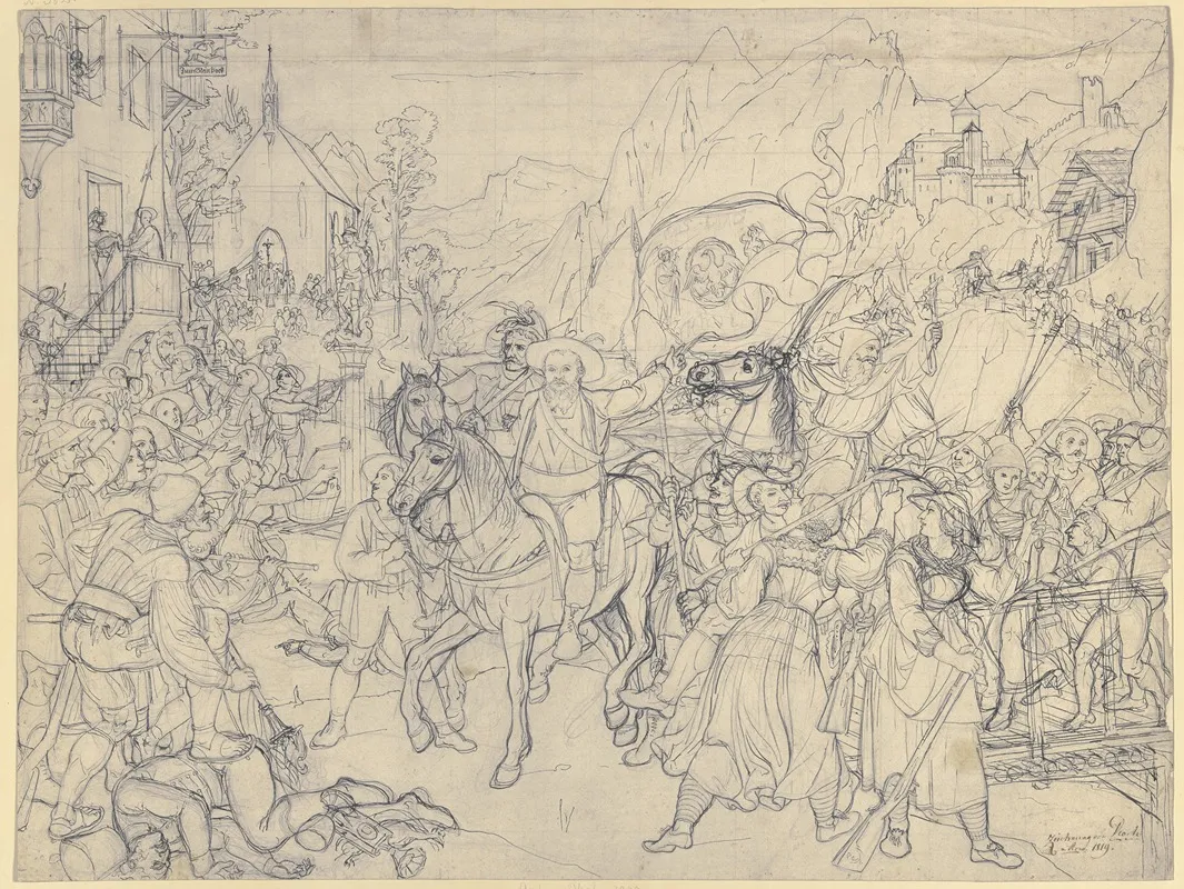 Der Tiroler Landsturm Im Jahre 1809