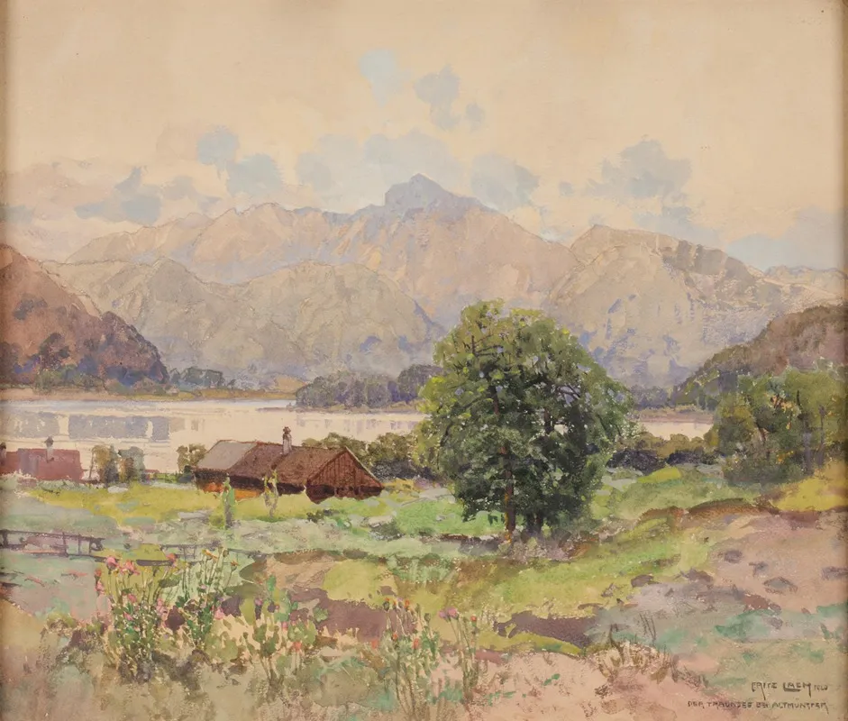 Der Traunsee Bei Altmunster