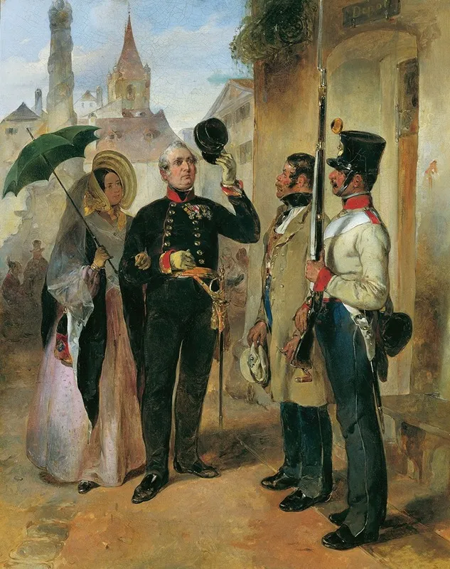 Der Wachposten Wall Art by Carl Schindler - High-Resolution Digital Print