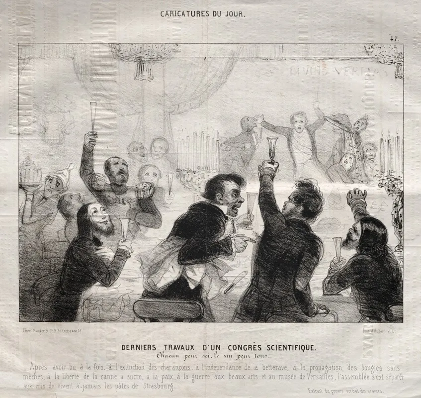 Derniere Travaux Dun Congres Scientifique Wall Art by Jules Platier - High-Resolution Digital Print
