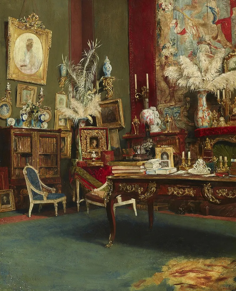 Des Meisters Atelier In Weimar Wall Art by Hans Friedrich Emmanuel Van Schennis - High-Resolution Digital Print