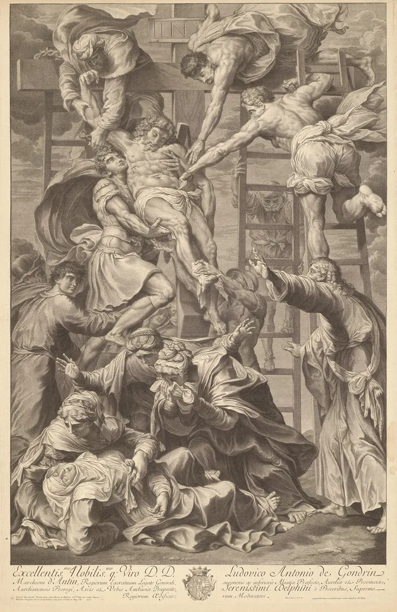 Descent From The Cross 25 Wall Art by Nicolas Dorigny - High-Resolution Digital Print
