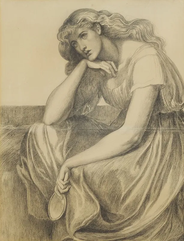 Desdemonas Death Song Drapery Study