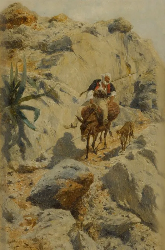 Desert Rider And His Faithful Companion