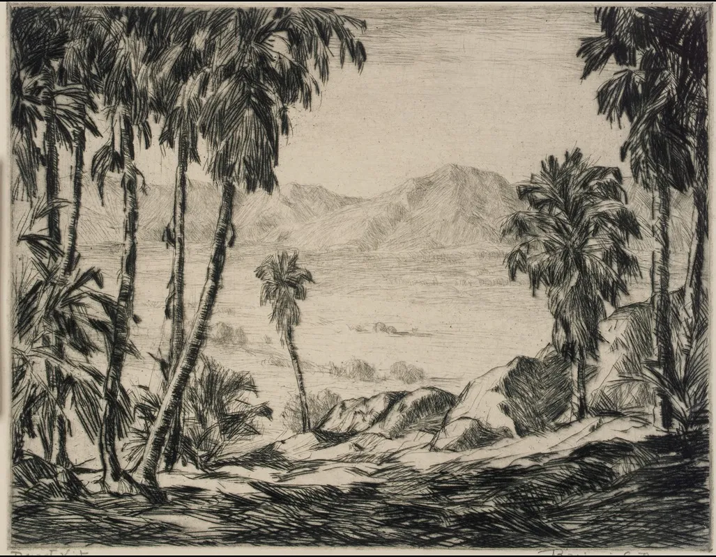 Desert Vista Wall Art by Benjamin C. Brown - High-Resolution Digital Print