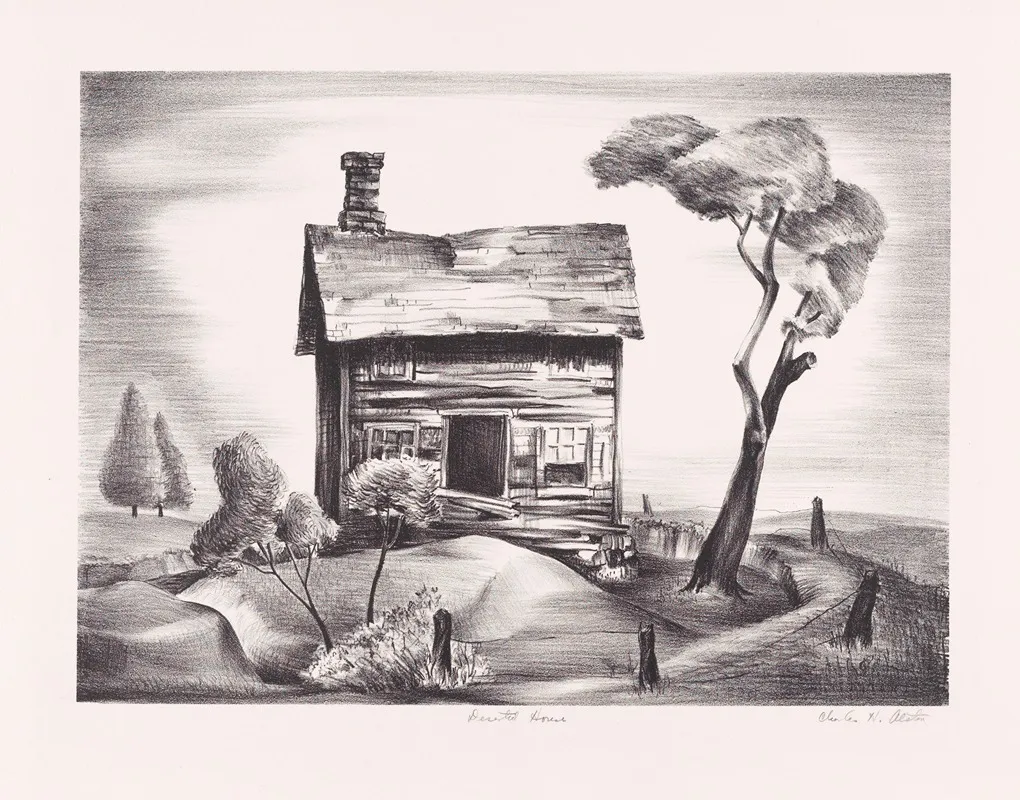 Deserted House Wall Art by Charles Henry Alston - High-Resolution Digital Print