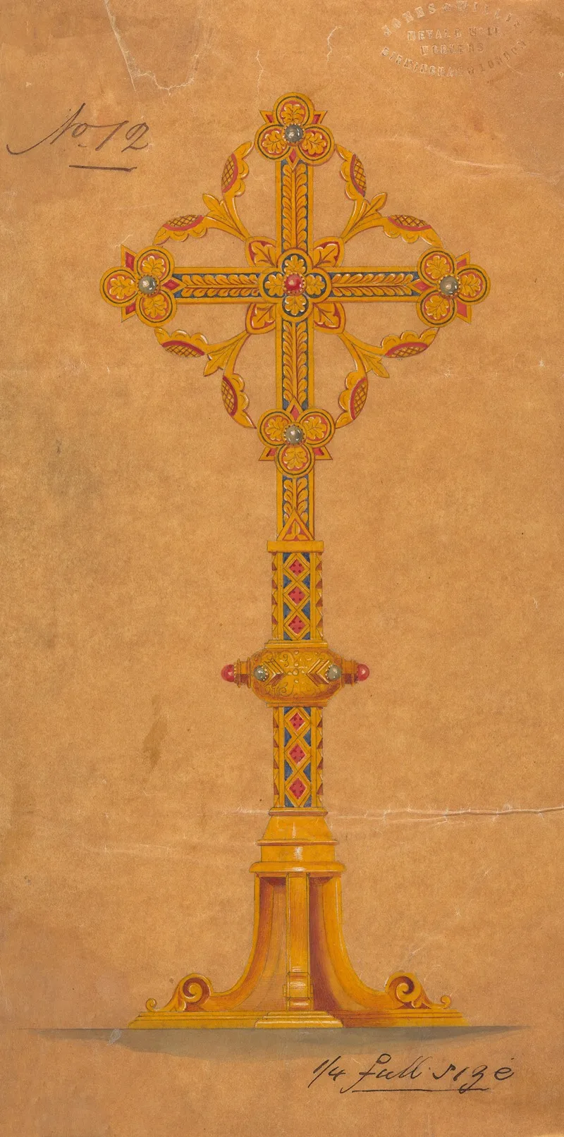 Design Executed For Jones And Willis Metal And Wood Workers And Church Furniture Manufacturers Of Birmingham And London 11