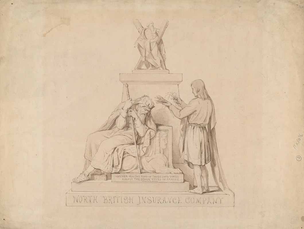 Design For A Monument For The North British Insurance Company