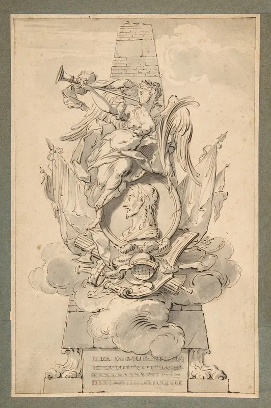 Design For A Monument To A Military Leader