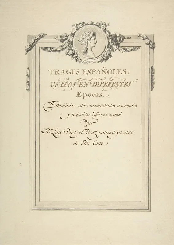 Design For A Title Page 3 Wall Art by Luis Paret y Alcázar - High-Resolution Digital Print