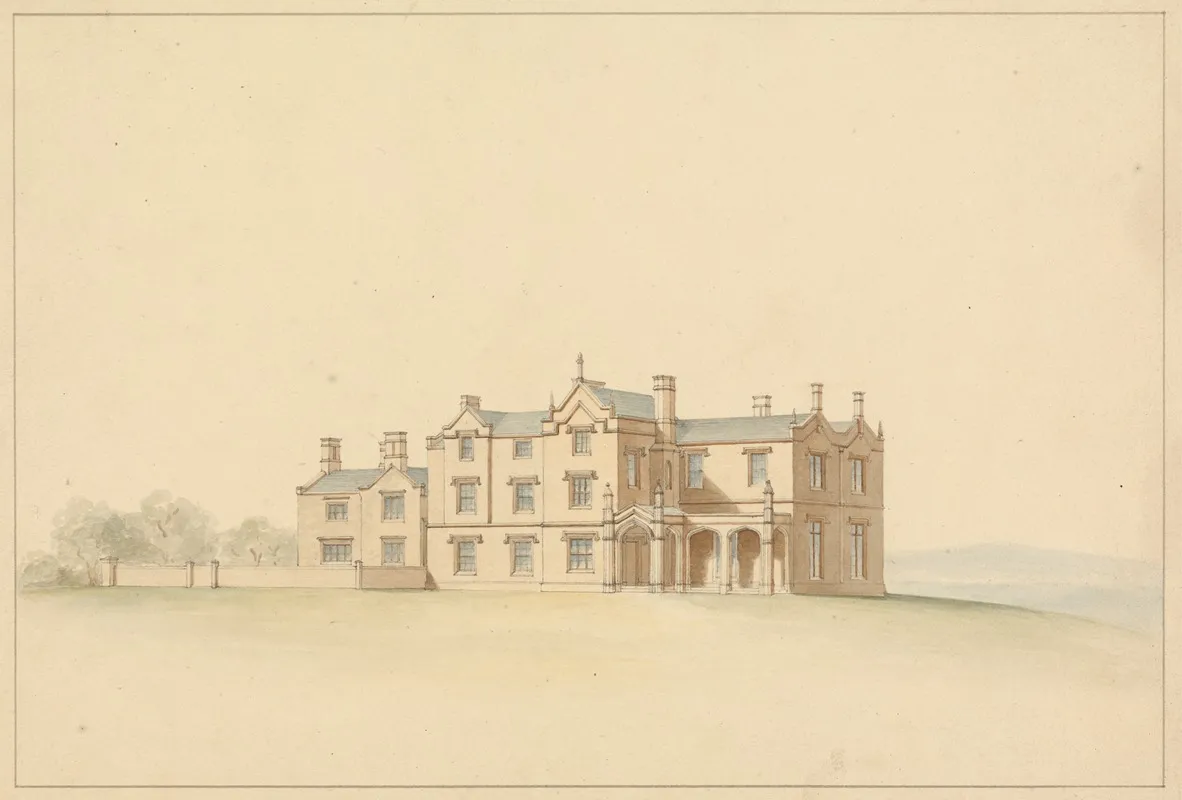 Design For A Tudoresque Villa