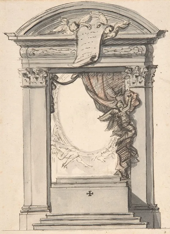 Design For An Altar 2 Wall Art by Hendrik-Frans Verbruggen - High-Resolution Digital Print