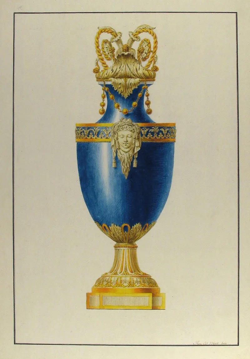 Design For An Urn Wall Art by George Heinrich von Kirn - High-Resolution Digital Print
