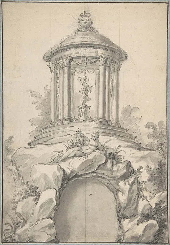 Design For Festival Architecture For An Entry Into Paris For The King Of Sweden Frederick I Of Hesse 2