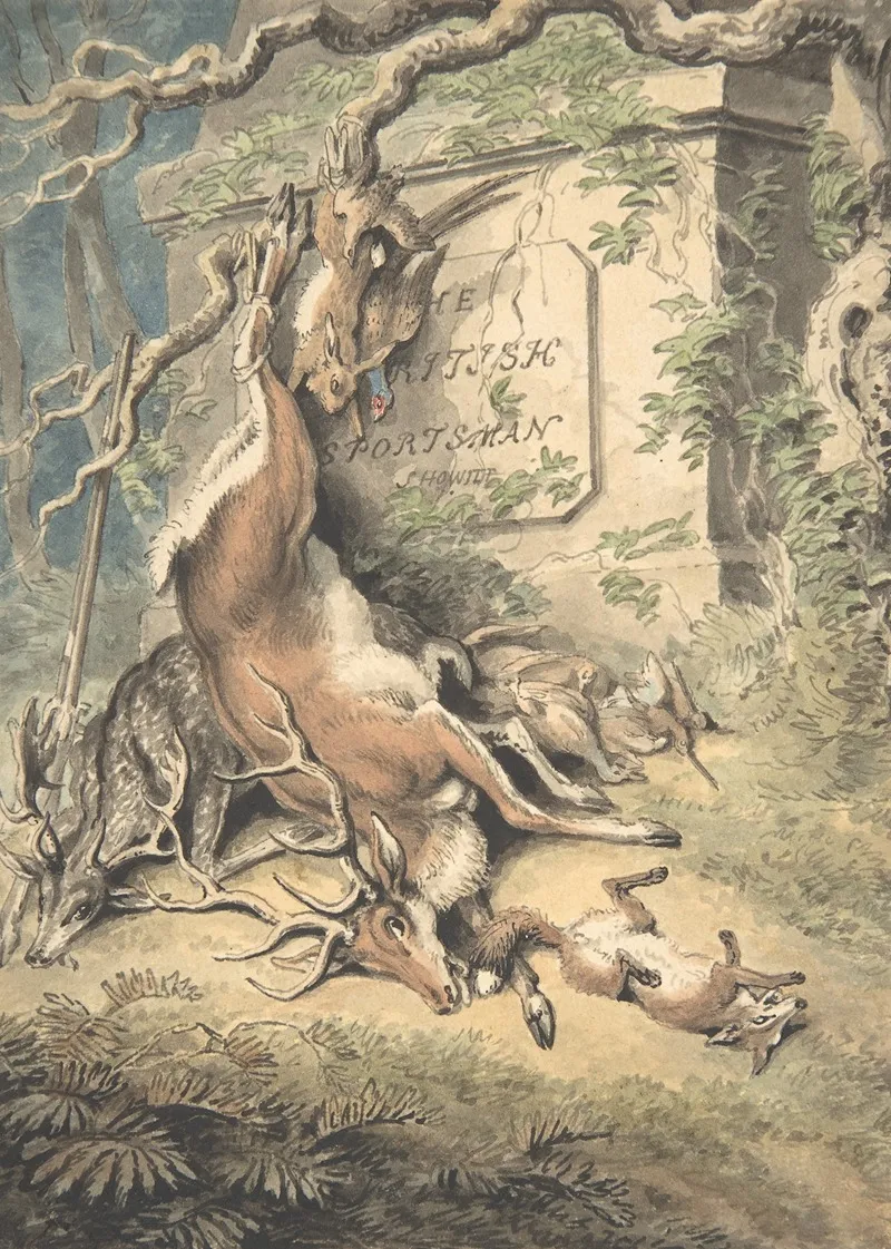 Design For The Frontspiece Of The British Sportsman 2