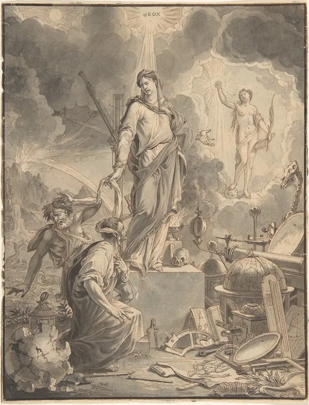 Design For The Title Page Of Acta Germanica Wall Art by Jan Goeree - High-Resolution Digital Print