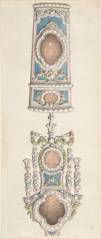 Designs For A Chatelaine And An Etui Wall Art by Pierre Moreau - High-Resolution Digital Print