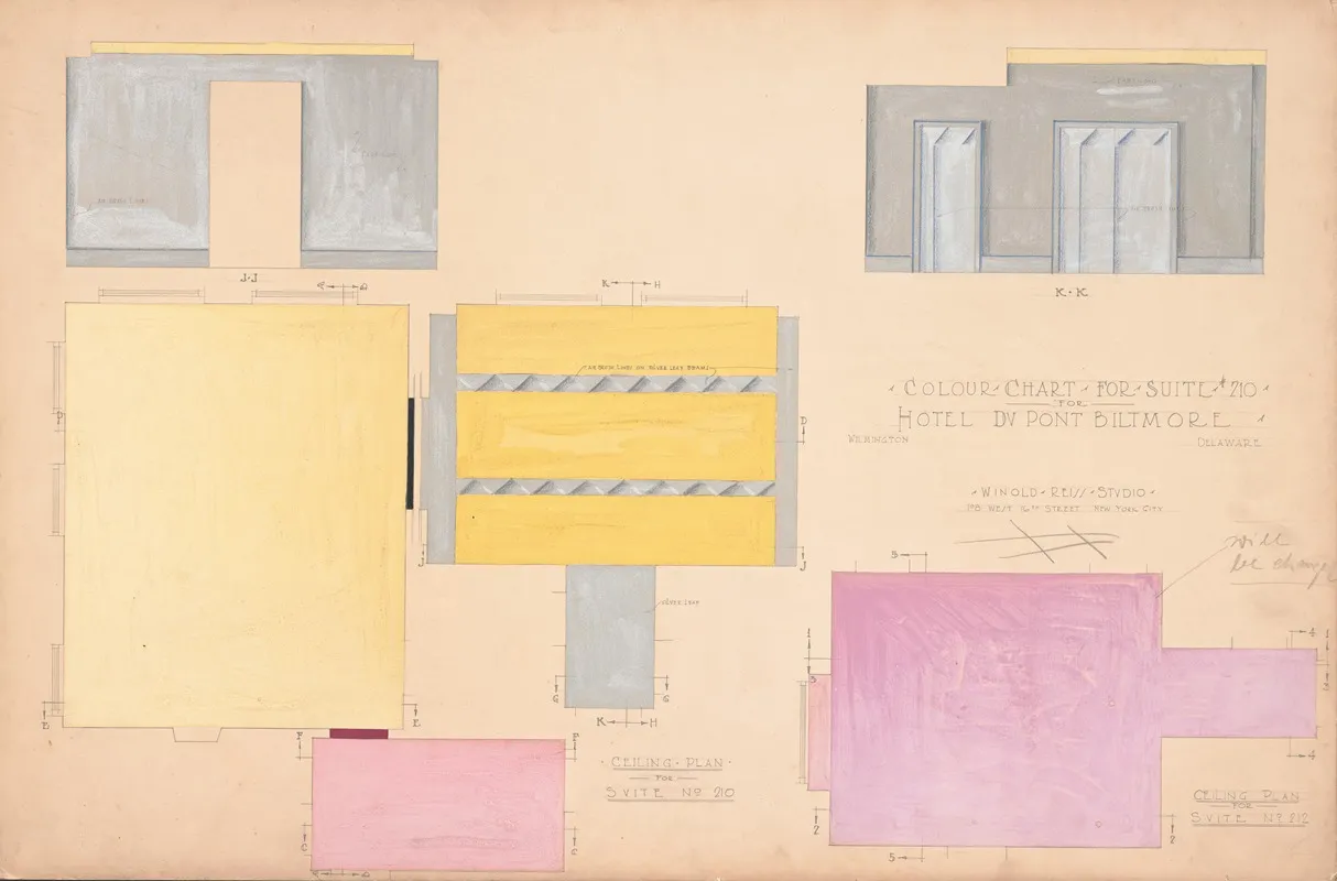 Designs For Modern Hotel Suite Du Pont Biltmore Hotel Wilmington Delaware Colour Chart For Suite 210