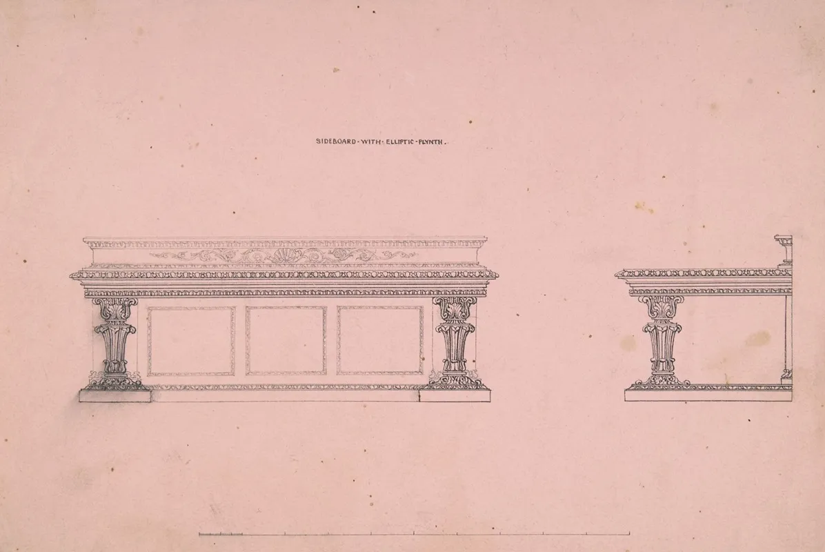 Designs For Sideboard With Elliptic Plinth