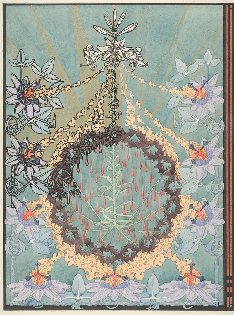 Designs For The Front And Back Cover Of Levangile De Notre Seigneur Jesus Christ Selon Saint Pierre