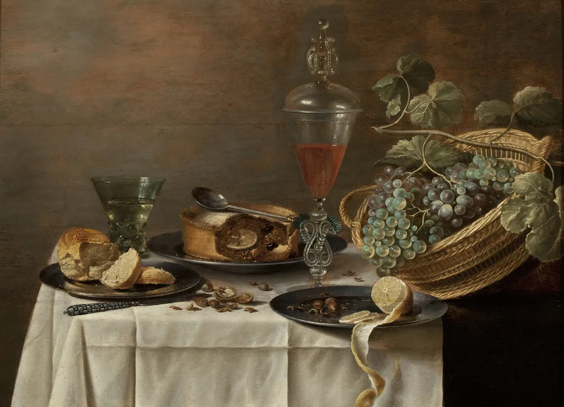 Dessert 2 Wall Art by Roelof Claesz. Koets - High-Resolution Digital Print