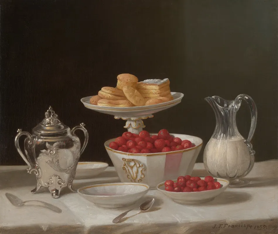 Dessert Still Life 2 Wall Art by John F. Francis - High-Resolution Digital Print