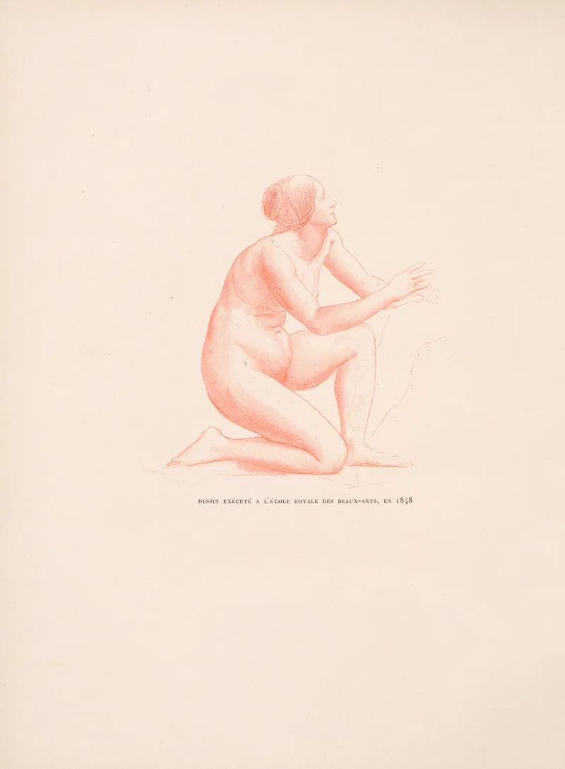 Dessin Execute A Lecole Royale Des Beaux Arts En 1848