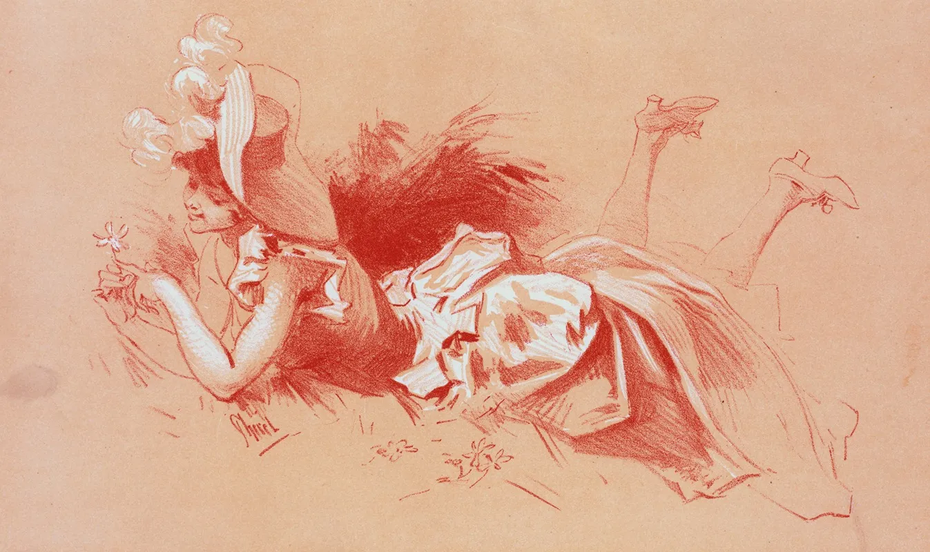Dessin Original Pour Les Maitres De Laffiche 2 Wall Art by Jules Chevrier - High-Resolution Digital Print