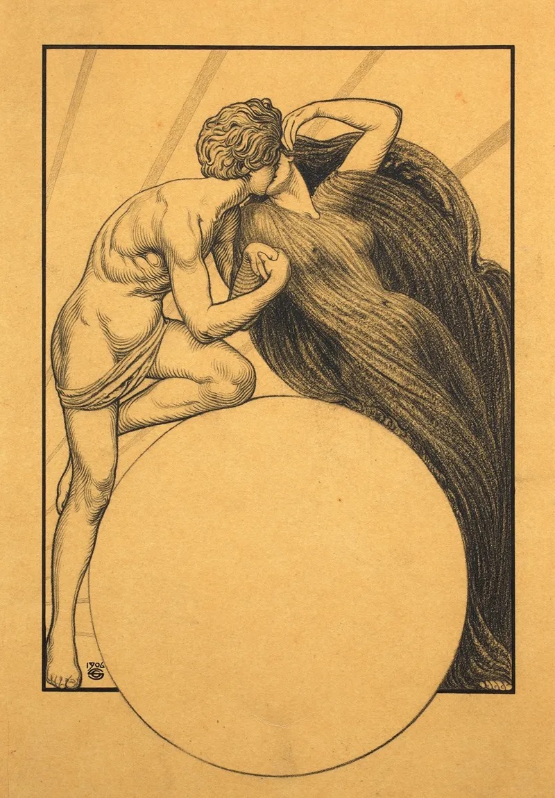 Dessin Pour Un Almanach Le Jour Et La Nuit