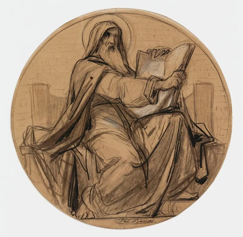 Dessin Preparatoire Pour Les Medaillons De Leglise De La Trinite 66 Rue Saint Lazare 9eme Arrondissement
