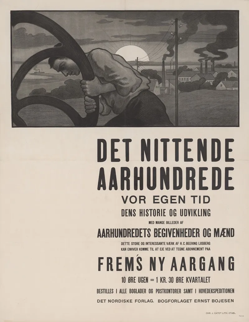 Det Nittende Aarhundrede Vor Egen Tid Dens Historie Og Udvikling Wall Art by Chr. J. Cato - High-Resolution Digital Print