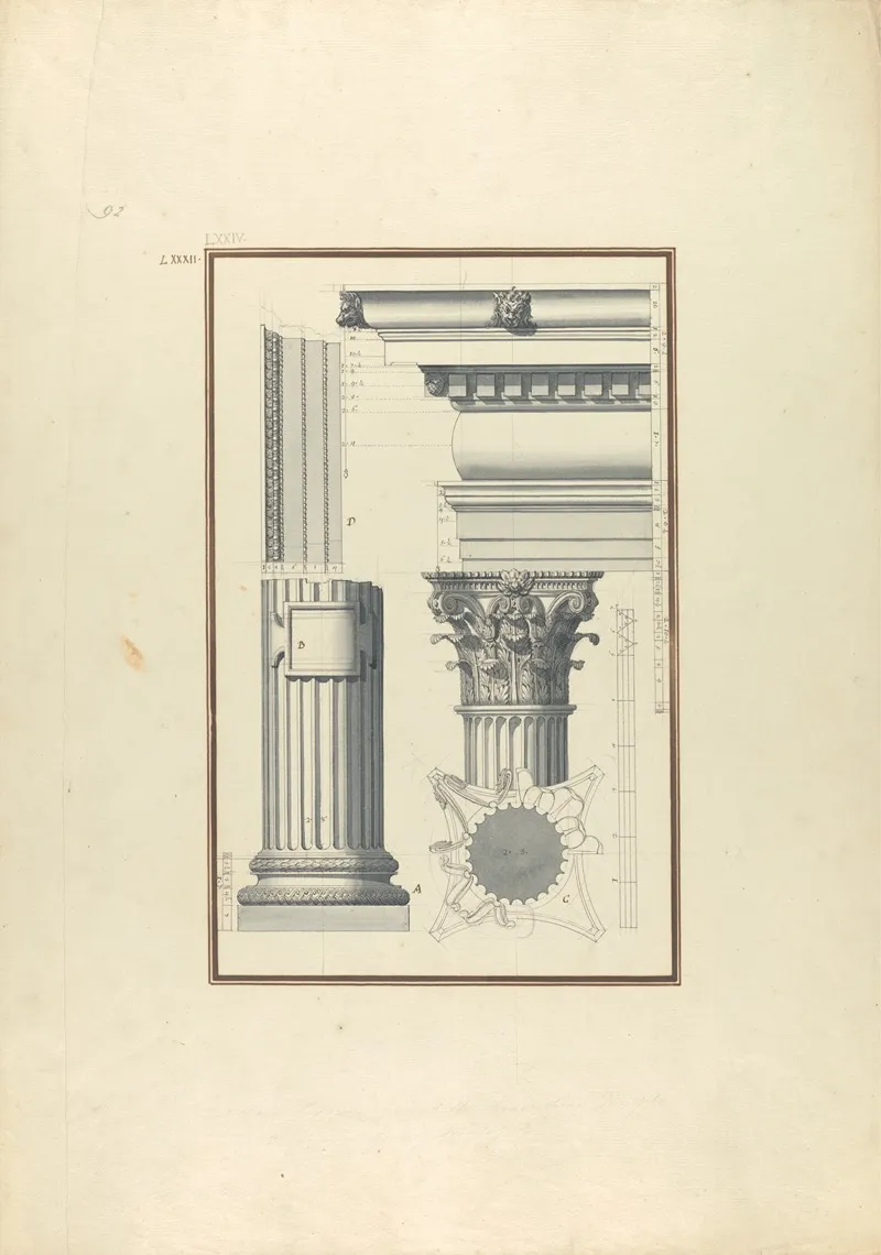 Details Of A Corinthian Order Possibly From Mylasa