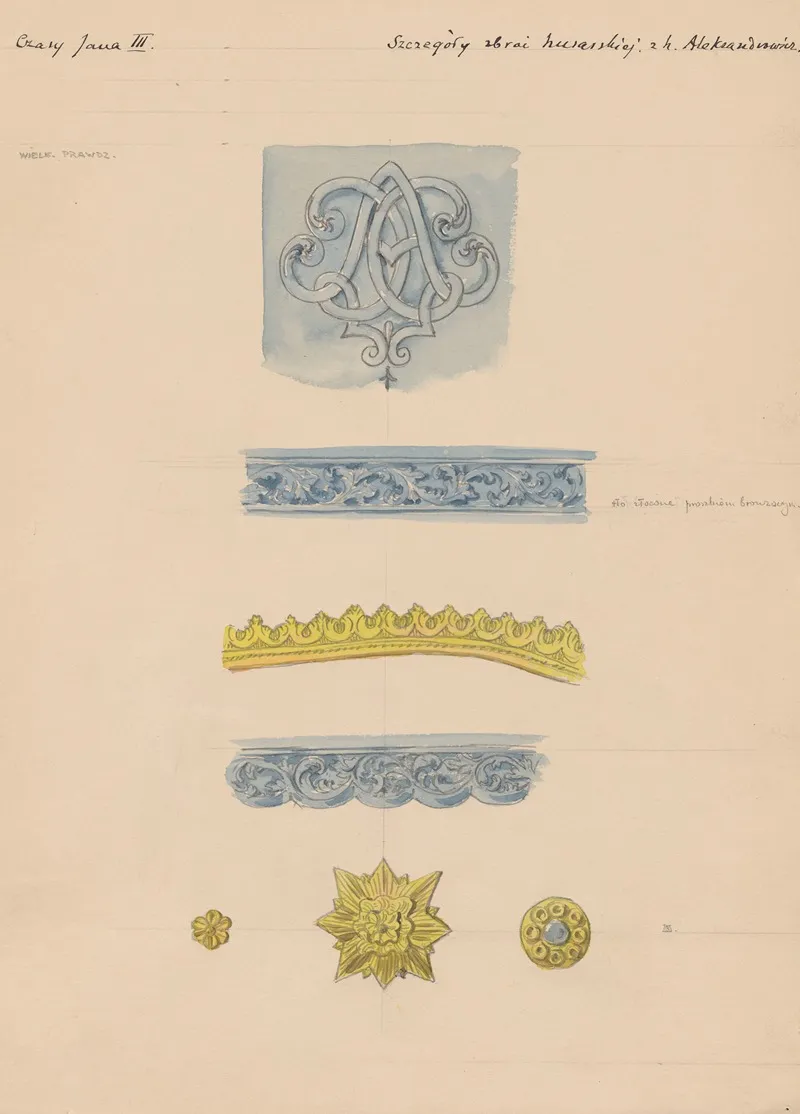 Details Of A Hussar Armour With The Aleksandrowicz Coat Of Arms