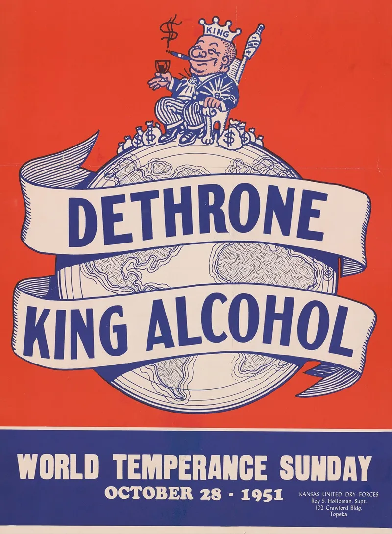 Dethrone King Alcohol World Temperance Sunday October 28 1951