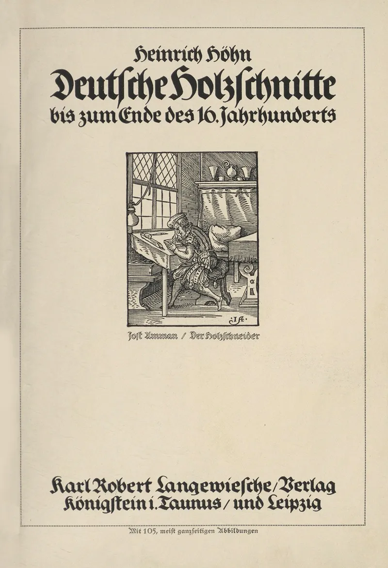 Deutsche Holzschnitte Bis Zum Ende Des 16 Jahrhunderts Pl 02 Wall Art by Heinrich Höhn - High-Resolution Digital Print