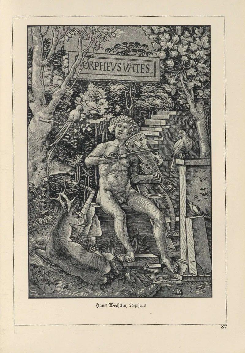 Deutsche Holzschnitte Bis Zum Ende Des 16 Jahrhunderts Pl 77 Wall Art by Heinrich Höhn - High-Resolution Digital Print