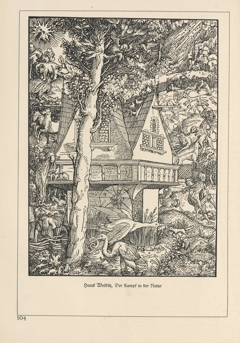 Deutsche Holzschnitte Bis Zum Ende Des 16 Jahrhunderts Pl 94 Wall Art by Heinrich Höhn - High-Resolution Digital Print