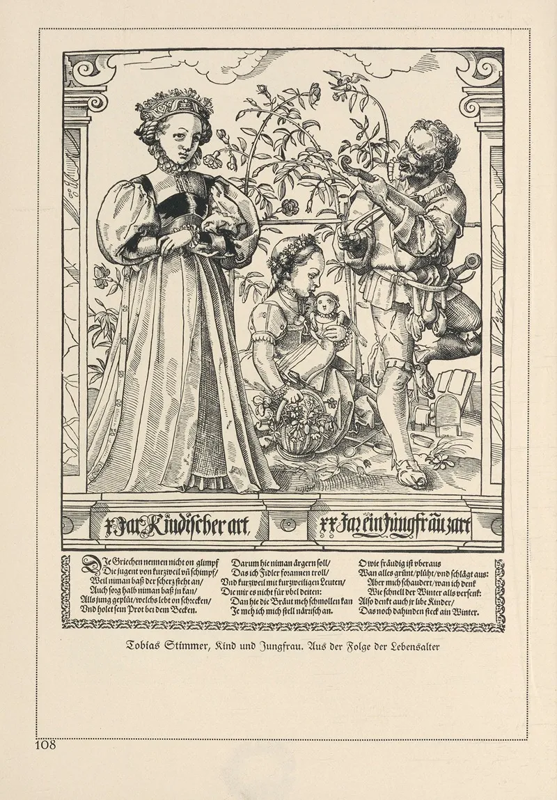 Deutsche Holzschnitte Bis Zum Ende Des 16 Jahrhunderts Pl 98 Wall Art by Heinrich Höhn - High-Resolution Digital Print