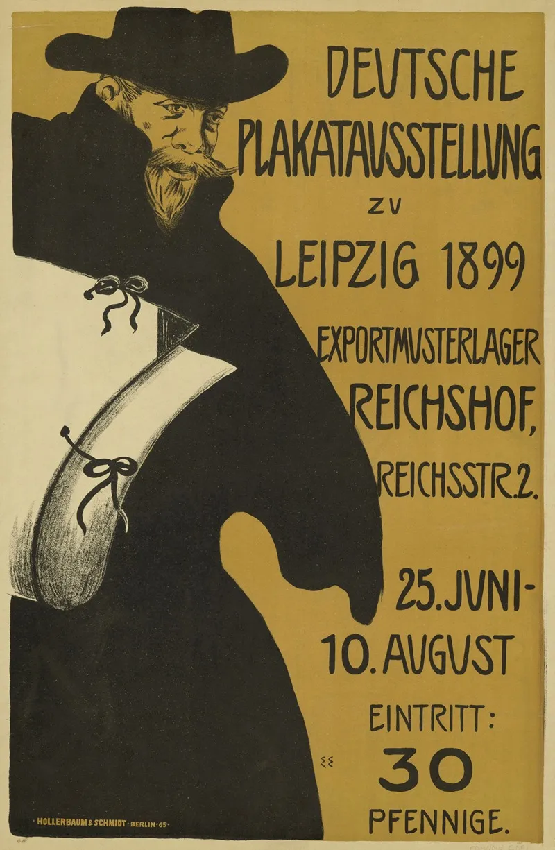 Deutsche Plakatausstellung Zu Berlin 2 Wall Art by Edmund Edel - High-Resolution Digital Print