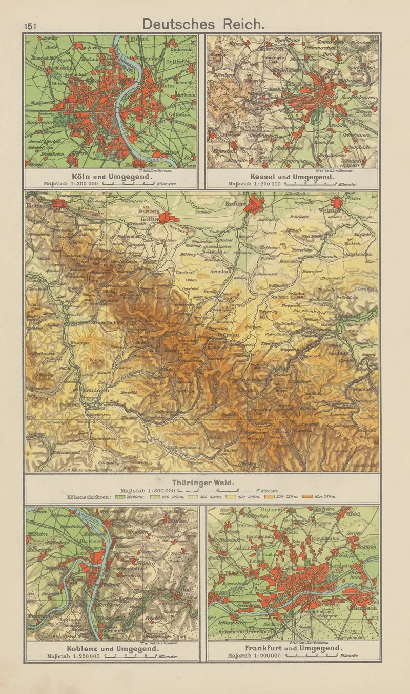 Deutsches‎ ‎reich 7 Wall Art by Carl Diercke - High-Resolution Digital Print