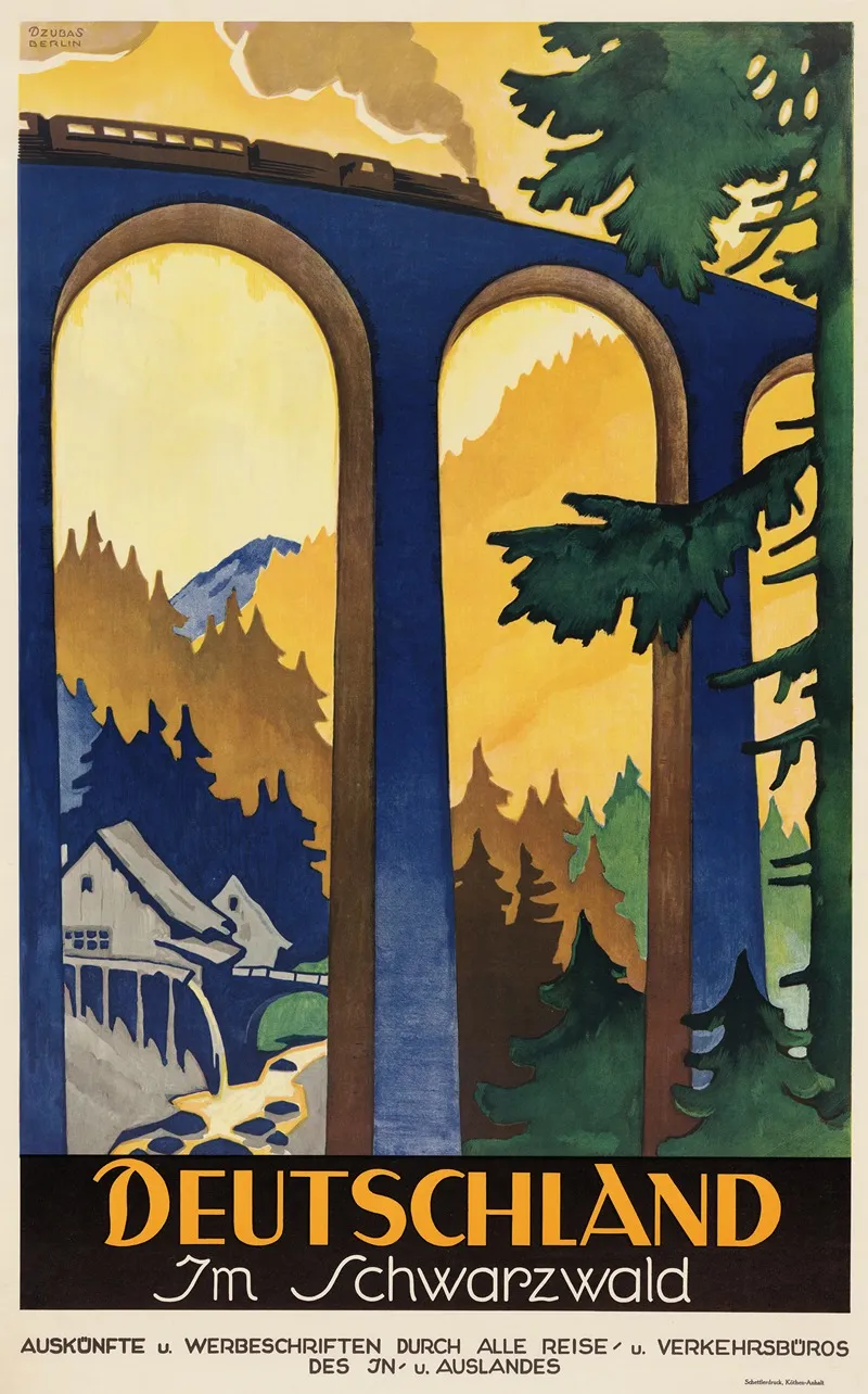 Deutschland Im Schwarzwald Wall Art by Willy Dzubas - High-Resolution Digital Print